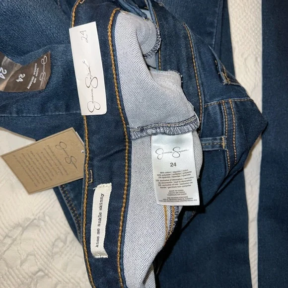 Jessica Simpson jeans NEW stretch high waist 24 28 - Picture 14 of 15